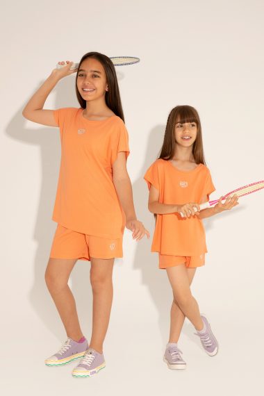 شلوارک  گل بهی  رگولار  دخترانه یو اس پولو | US POLO ASSN