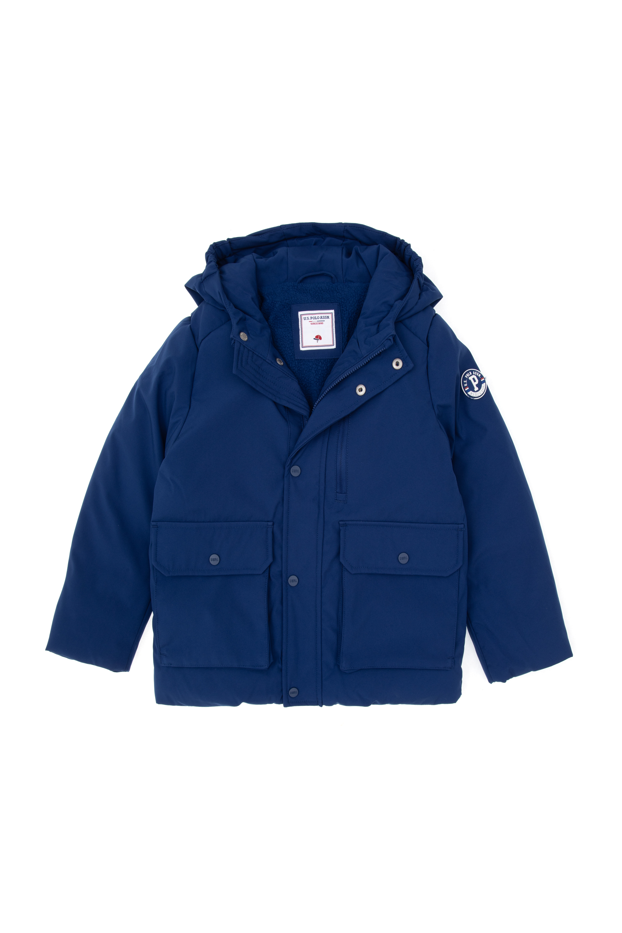 کاپشن آبی BASIC پسرانه یو اس پولو | US POLO ASSN