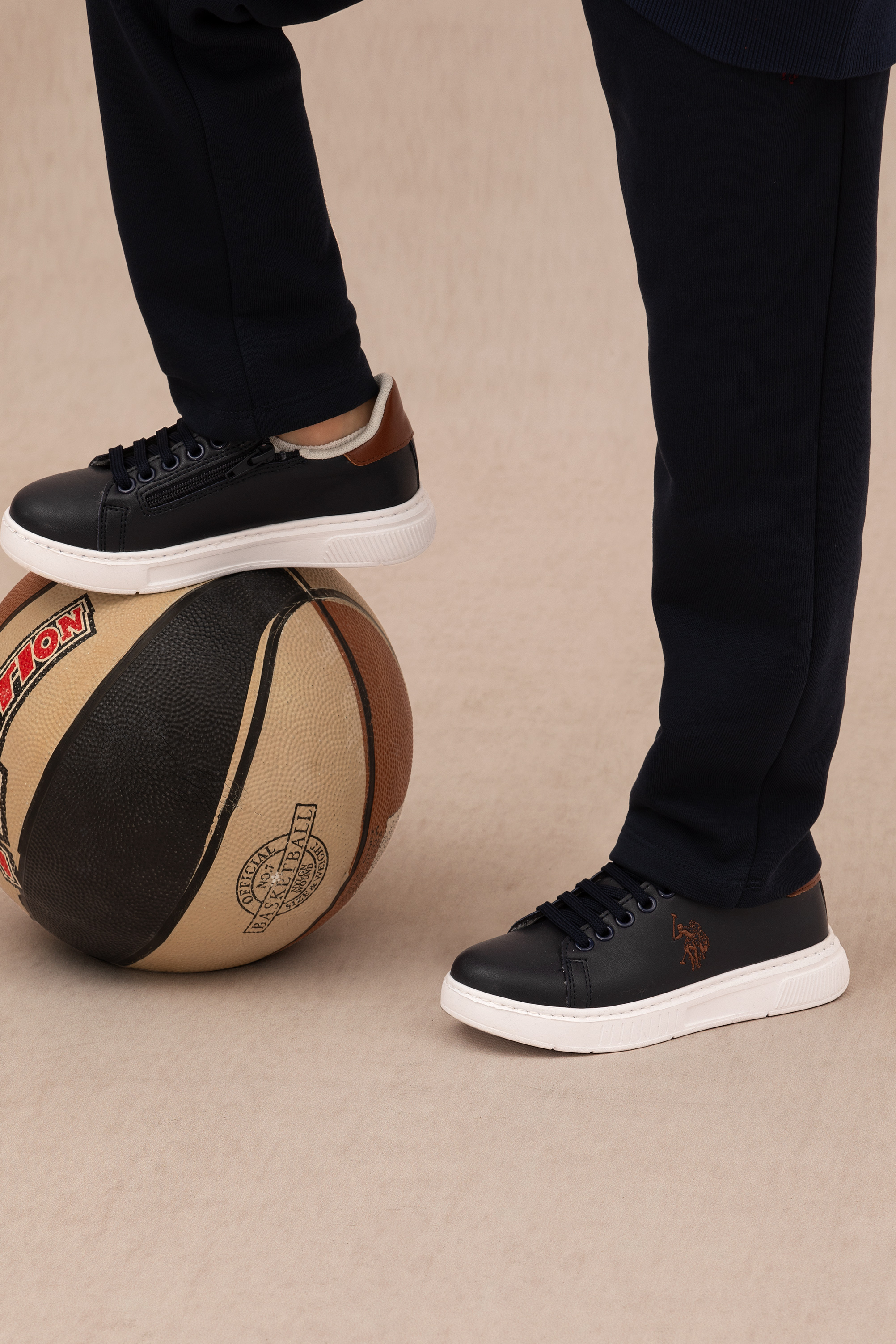 کفش ورزشی لاجورد استاندارد فیت پسرانه یو اس پولو | US POLO ASSN