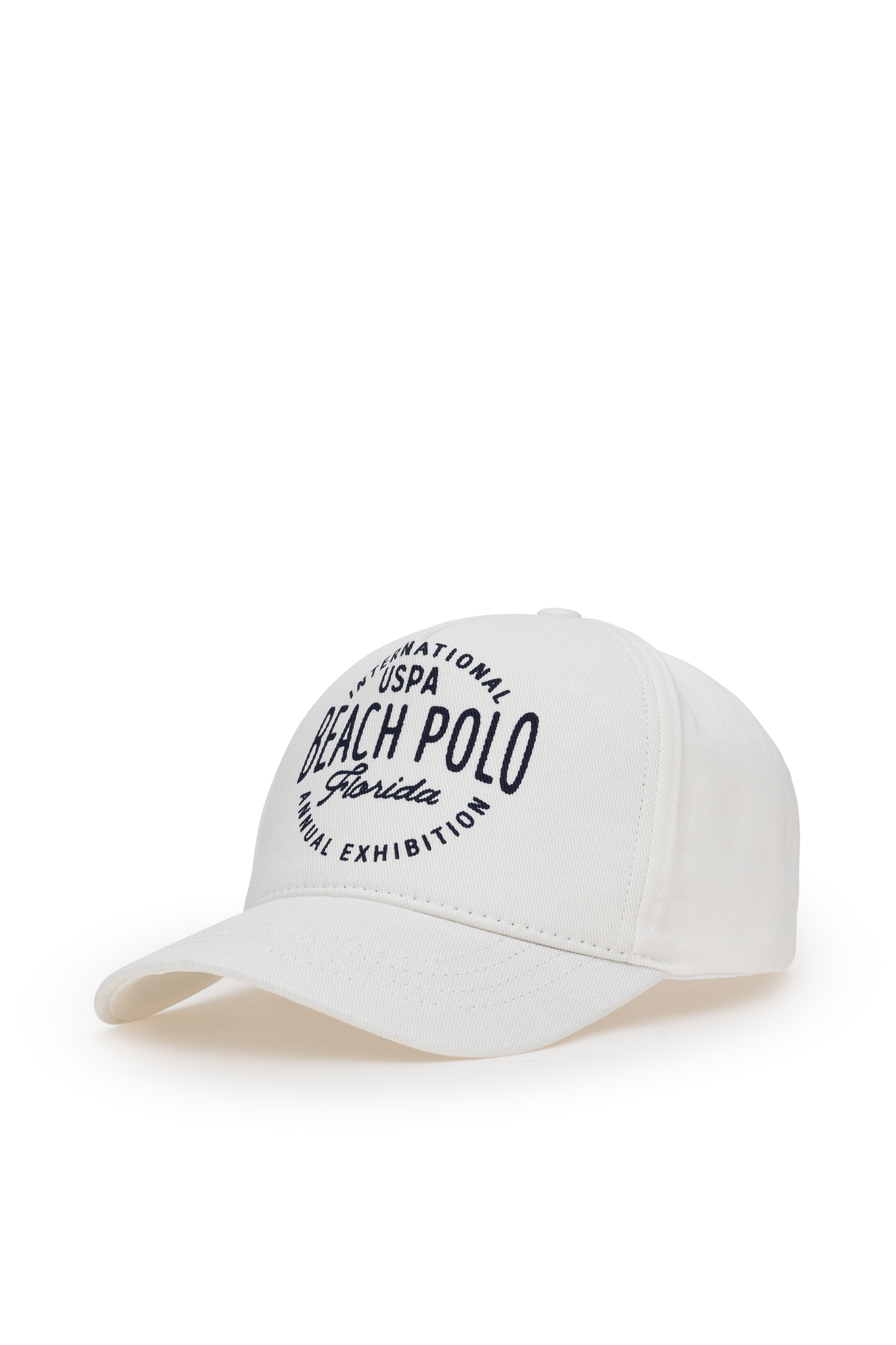 کلاه لبه دار سفید رگولار پسرانه یو اس پولو | US POLO ASSN