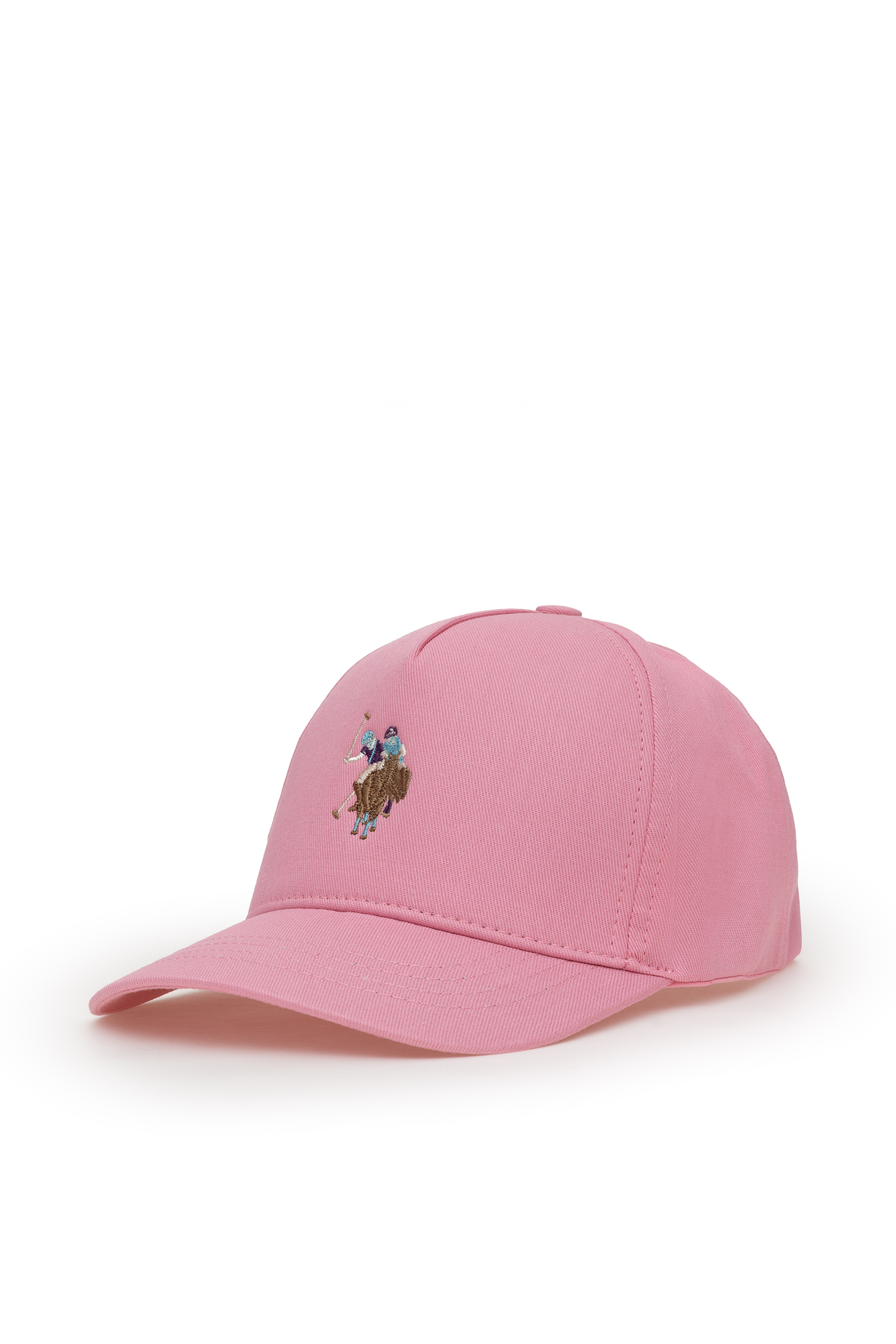 کلاه لبه دار صورتی رگولار دخترانه یو اس پولو | US POLO ASSN