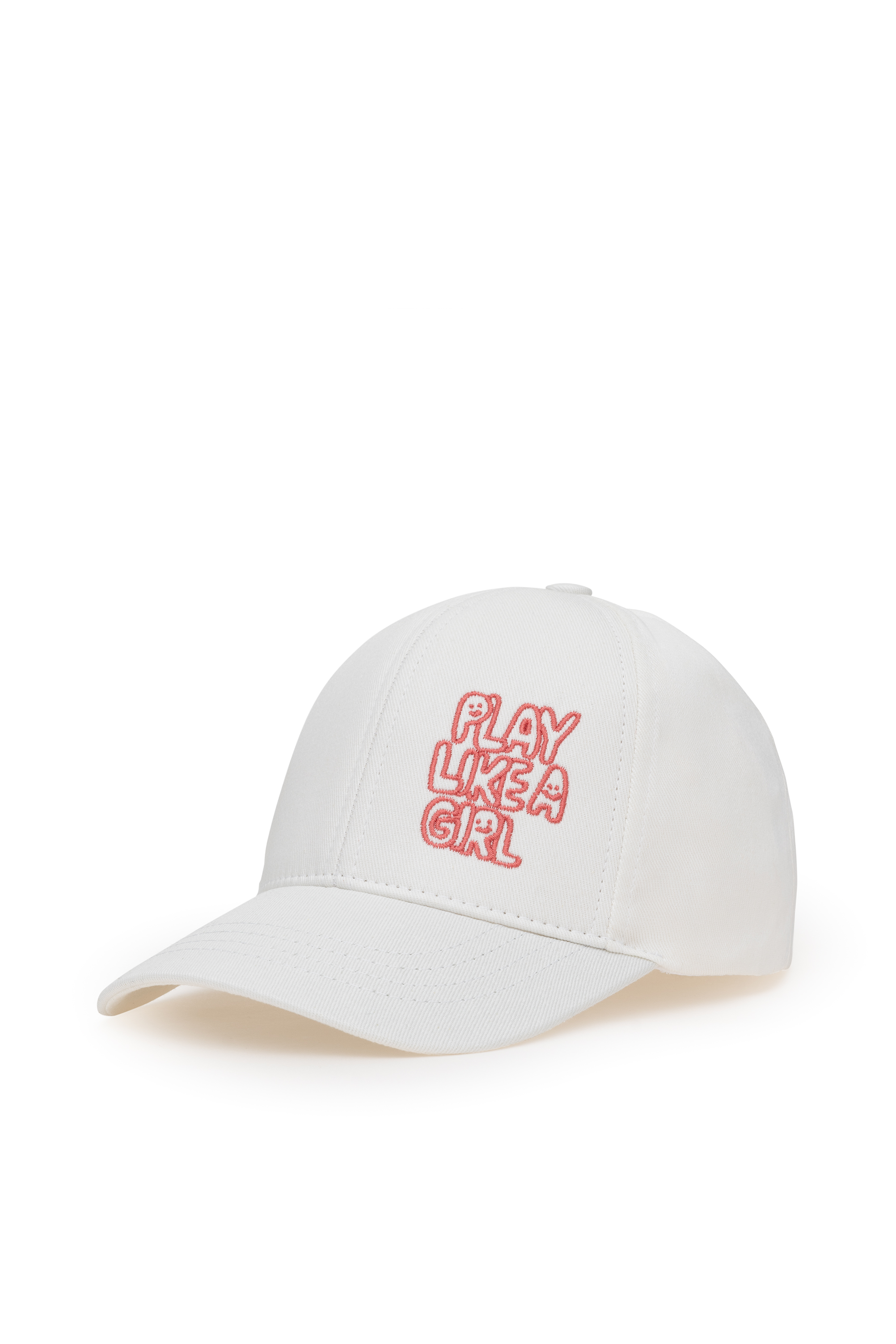 کلاه لبه دار سفید رگولار دخترانه یو اس پولو | US POLO ASSN