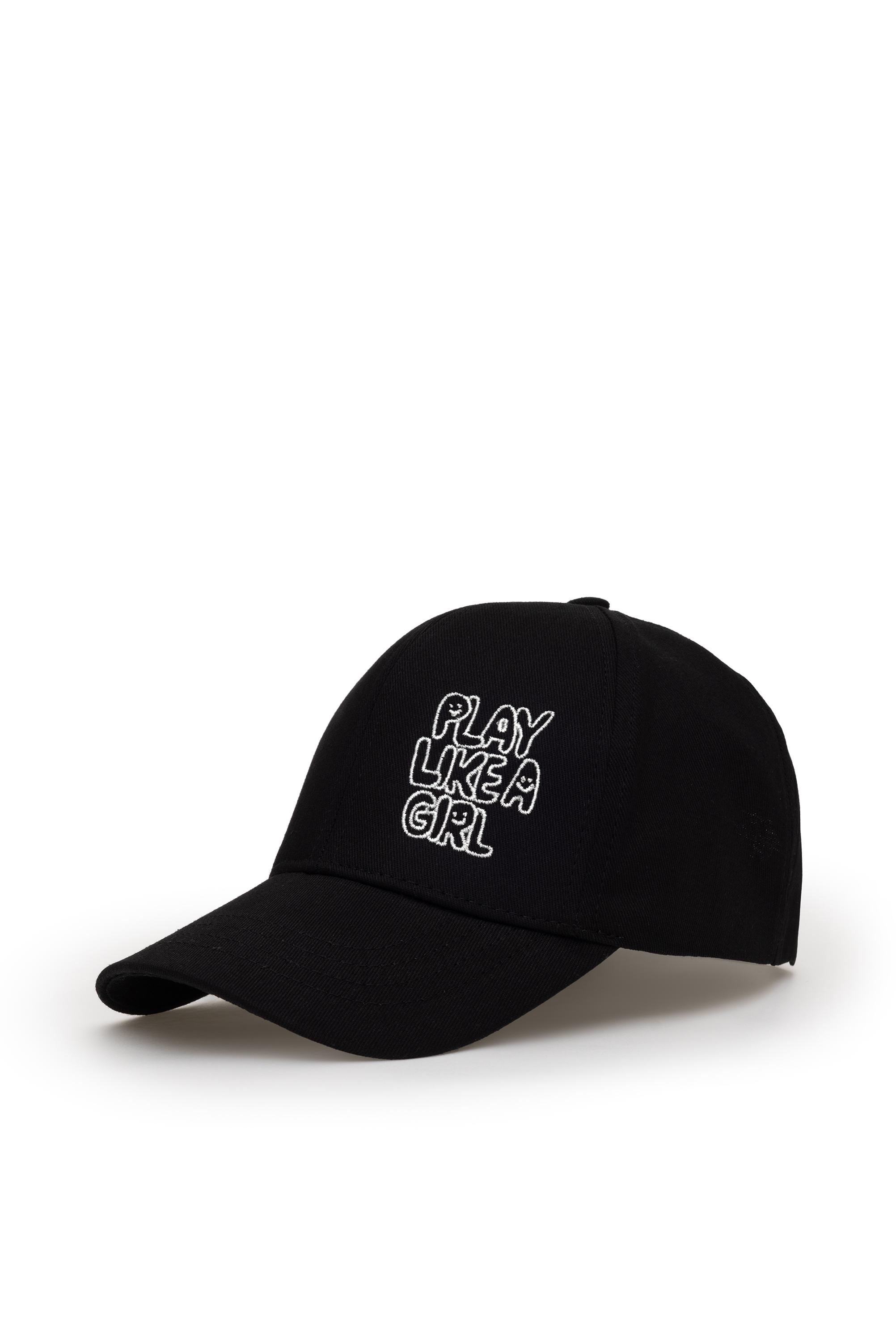 کلاه لبه دار سیاه رگولار دخترانه یو اس پولو | US POLO ASSN