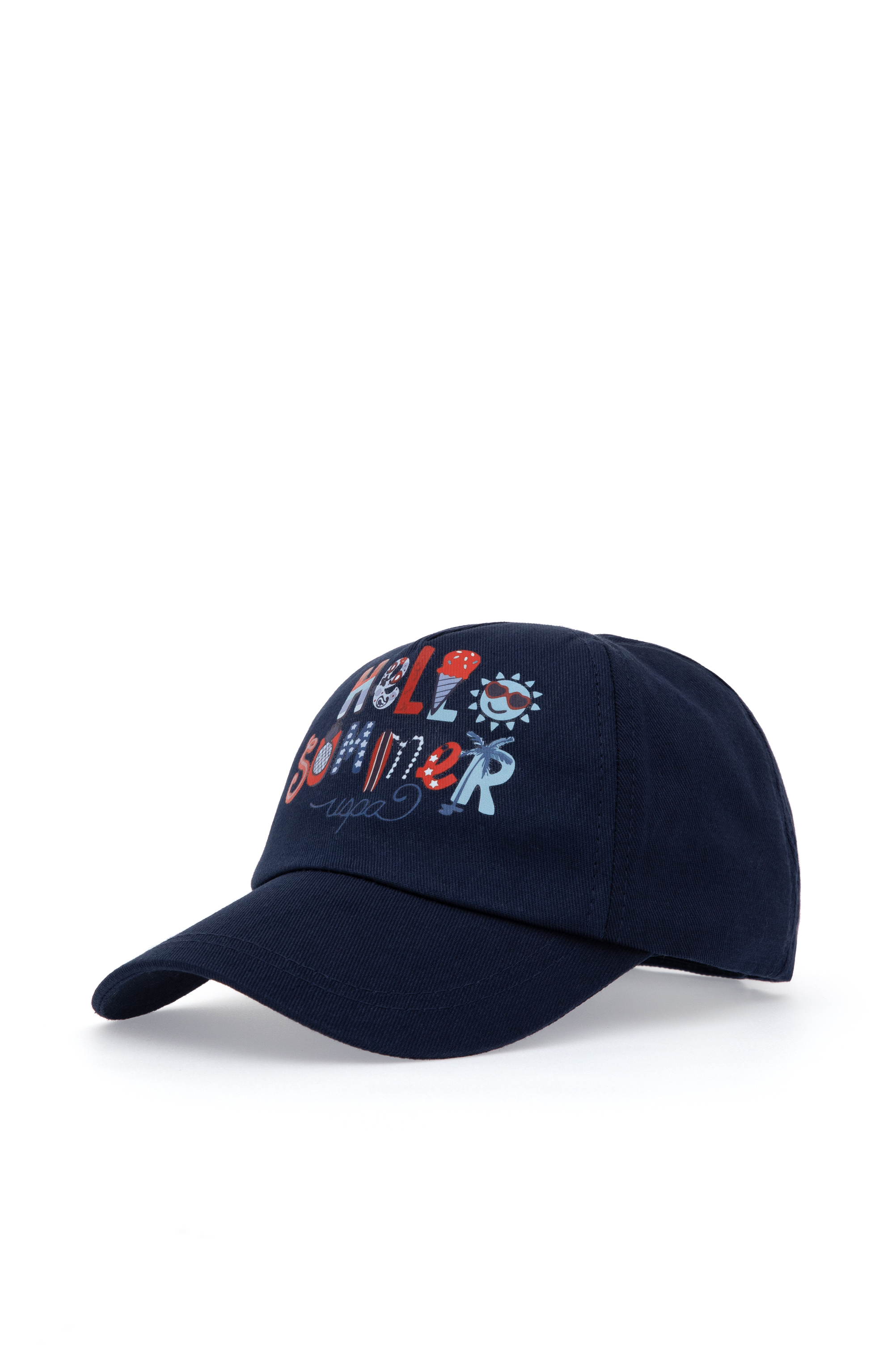 کلاه لبه دار لاجورد رگولار دخترانه یو اس پولو | US POLO ASSN