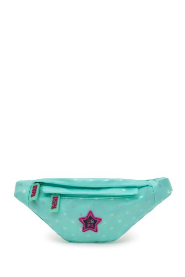 کیف کمری  نعناعی  استاندارد فیت  دخترانه یو اس پولو | US POLO ASSN