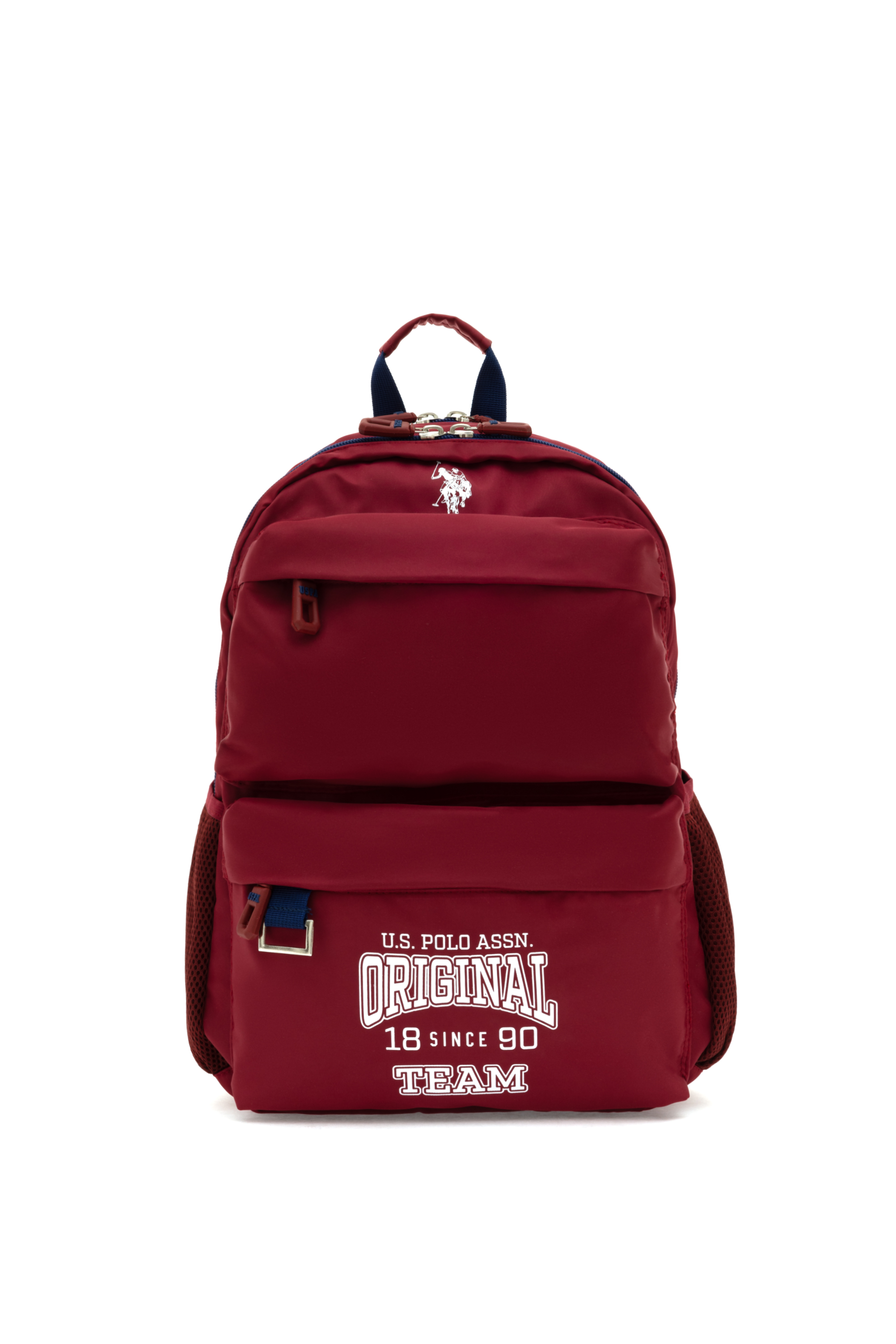 کیف مدرسه قرمز استاندارد فیت پسرانه یو اس پولو | US POLO ASSN
