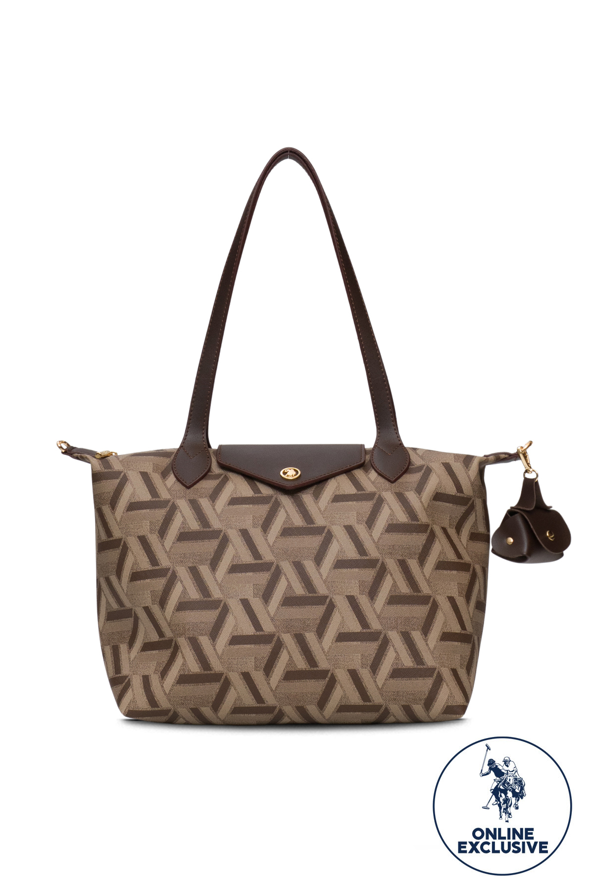 کیف رودوشی زنانه طرح دار | یو اس پولو U.S. Polo Assn. US25521