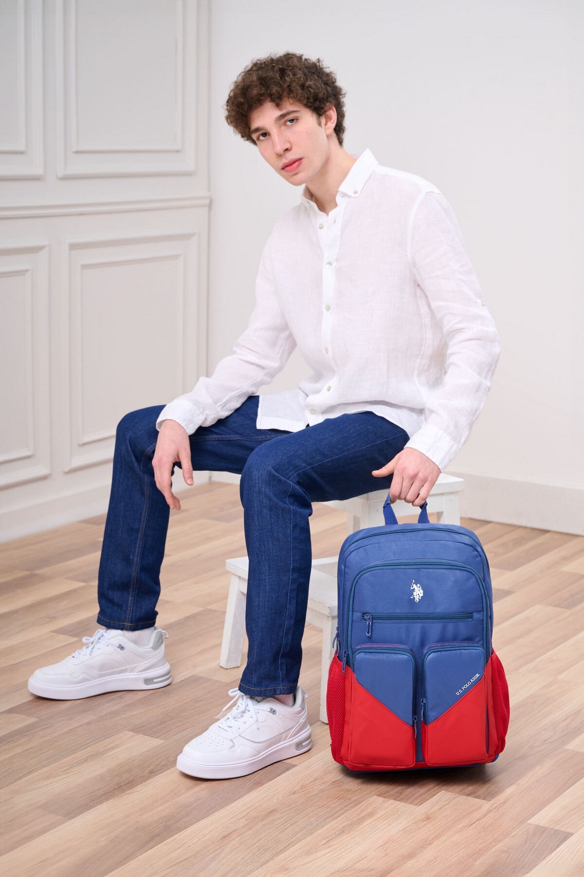 کیف مدرسه دخترانه راسته | یو اس پولو U.S. Polo Assn. 24uu.s0059