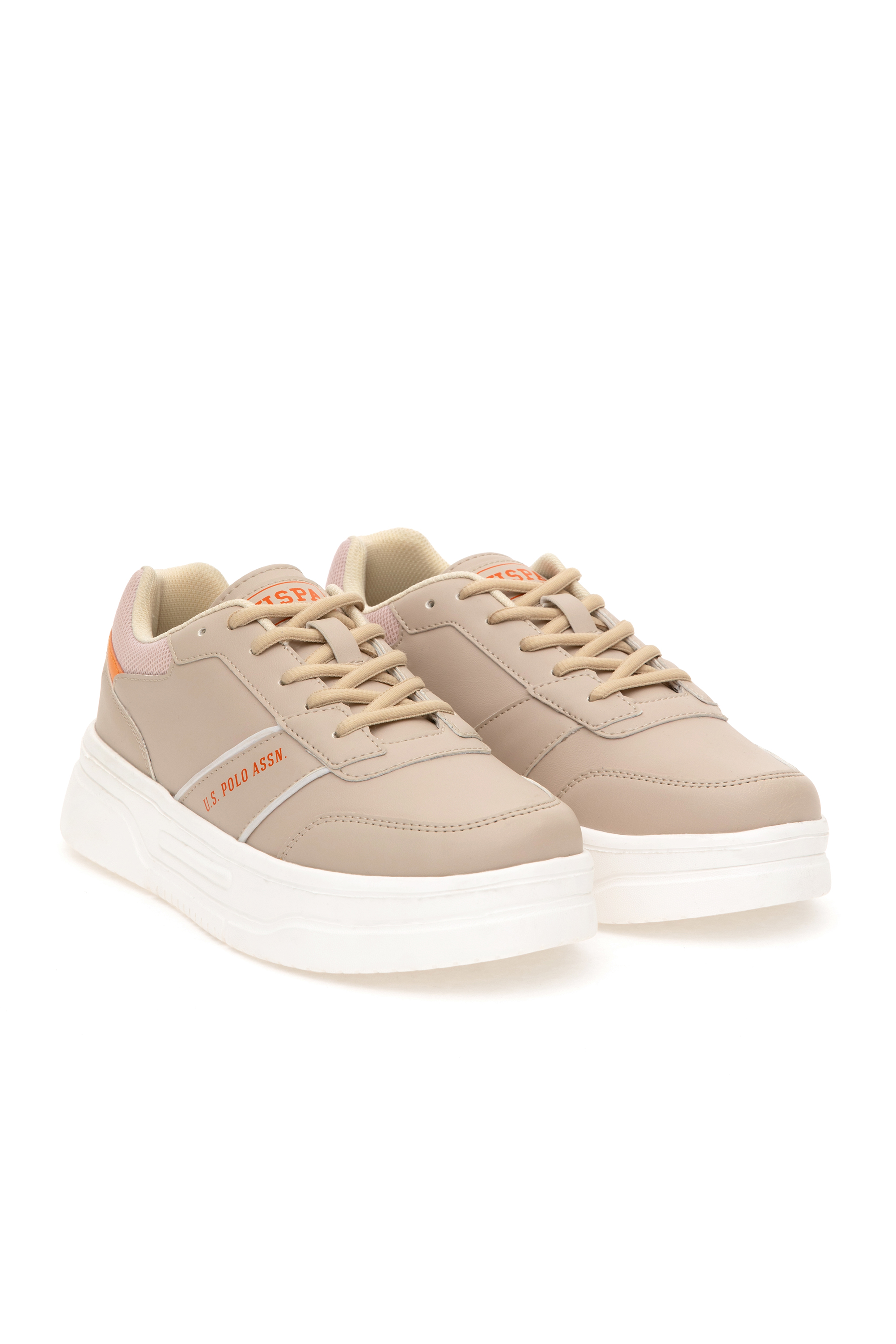 کفش ورزشی بژ استاندارد فیت زنانه یو اس پولو | US POLO ASSN