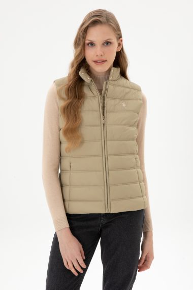 جلیقه  خاکی روشن  BASIC  زنانه یو اس پولو | US POLO ASSN
