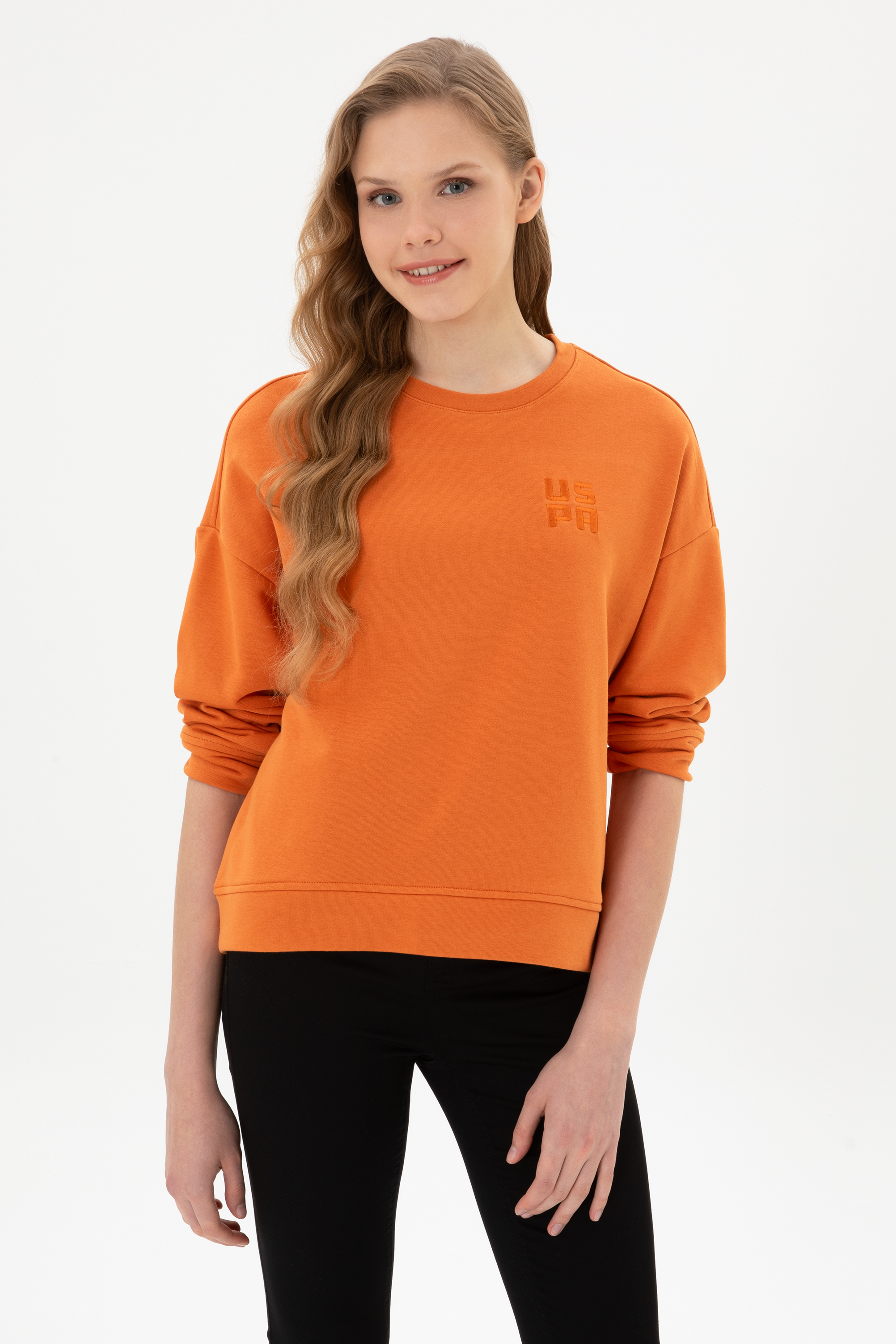 سویشرت مسی Oversize زنانه یو اس پولو | US POLO ASSN