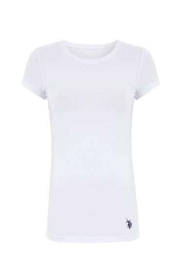 زیرپیراهنی  سفید  استاندارد فیت  زنانه یو اس پولو | US POLO ASSN