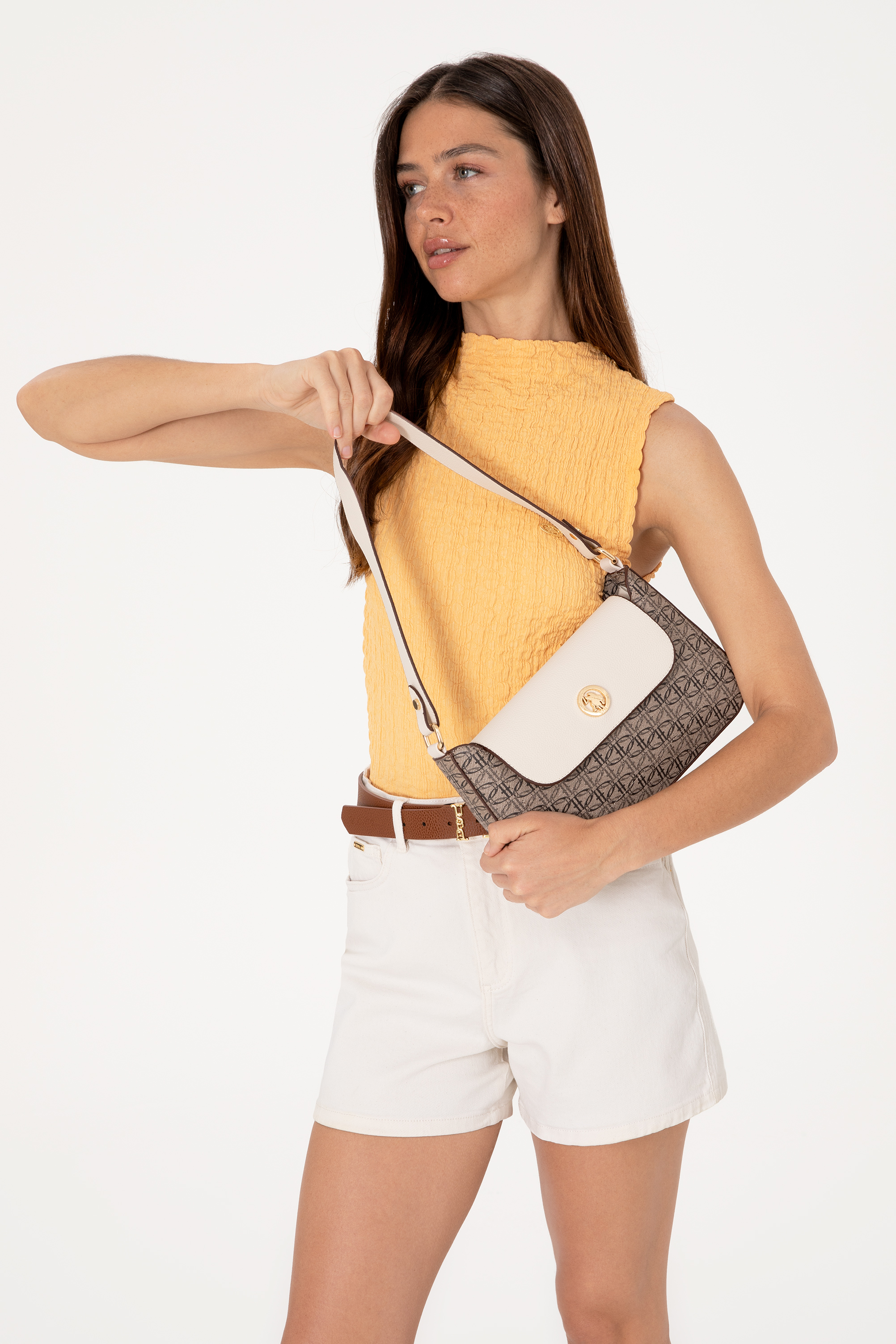 کیف رودوشی ویزون استاندارد فیت زنانه یو اس پولو | US POLO ASSN