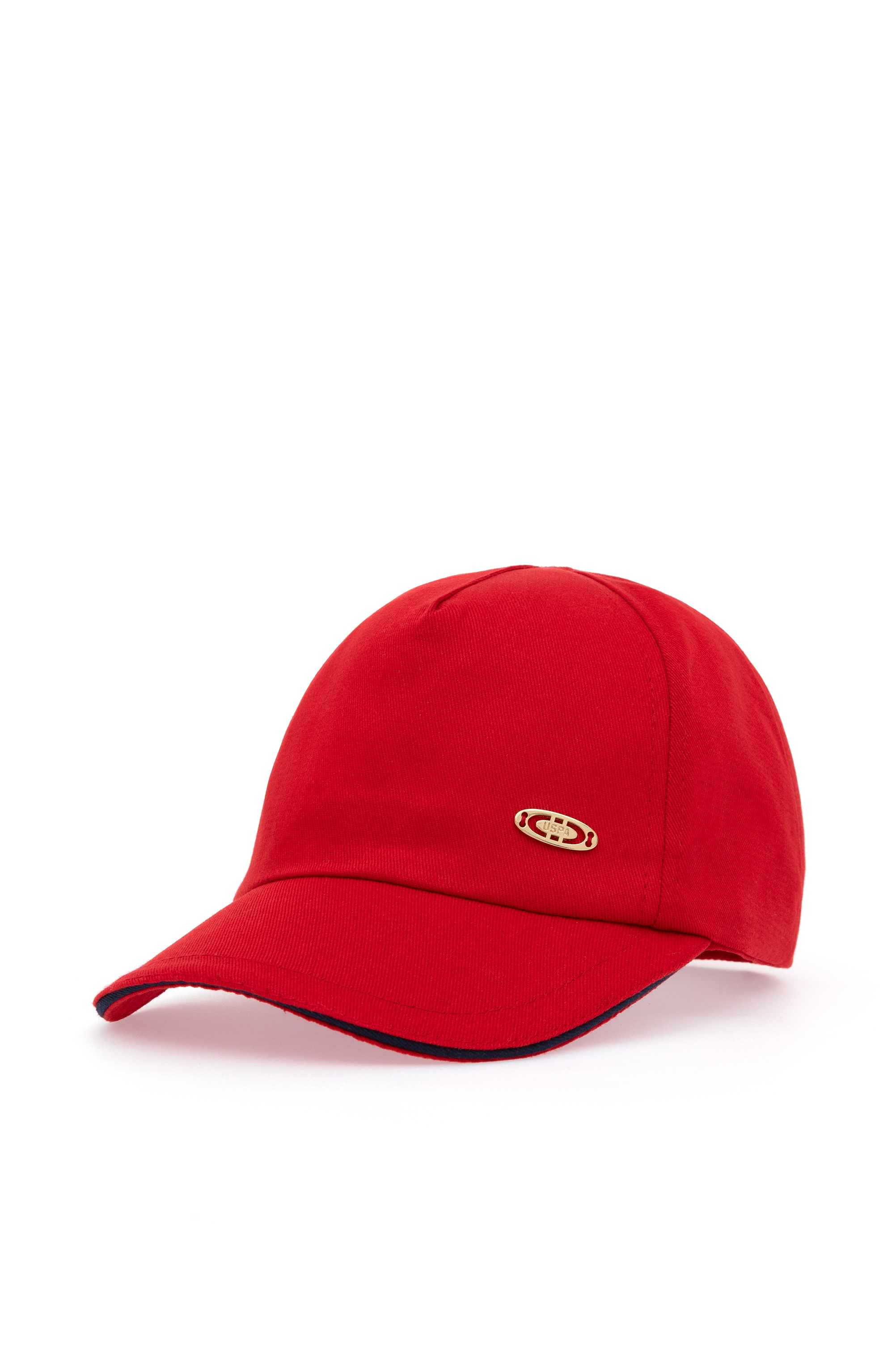کلاه لبه دار قرمز رگولار زنانه یو اس پولو | US POLO ASSN