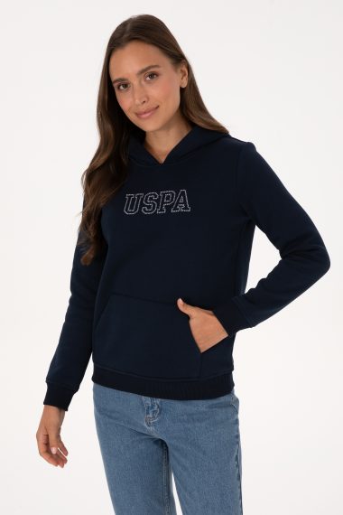 سویشرت  لاجورد  رگولار  زنانه یو اس پولو | US POLO ASSN