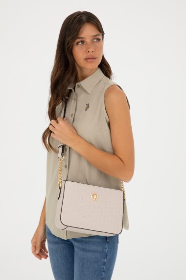 کیف رودوشی  خاکستری روشن  استاندارد فیت  زنانه یو اس پولو | US POLO ASSN