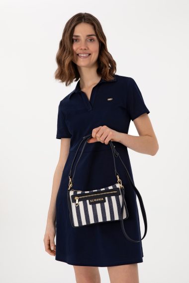 کیف رودوشی  لاجورد  استاندارد فیت  زنانه یو اس پولو | US POLO ASSN