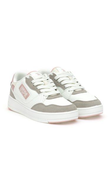 کفش ورزشی  خاکستری روشن  استاندارد فیت  زنانه یو اس پولو | US POLO ASSN