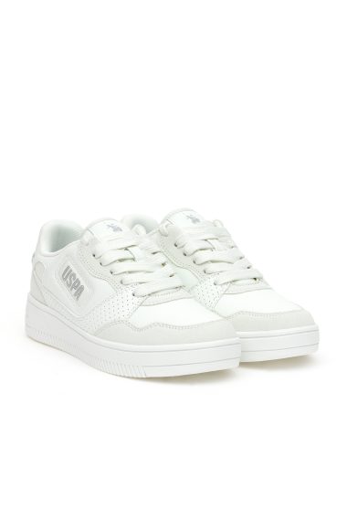کفش ورزشی  سفید  استاندارد فیت  زنانه یو اس پولو | US POLO ASSN