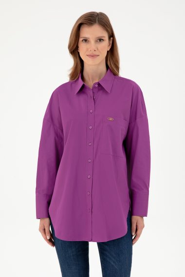 پیراهن  بنفش  ریلکس  زنانه یو اس پولو | US POLO ASSN