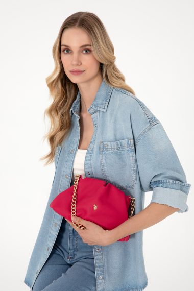کیف رودوشی  ارغوانی  استاندارد فیت  زنانه یو اس پولو | US POLO ASSN