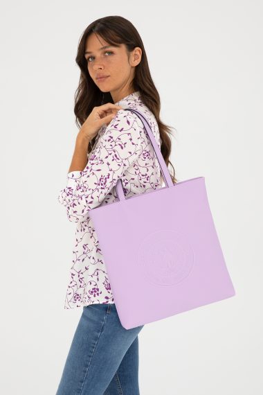 کیف رودوشی  بنفش  استاندارد فیت  زنانه یو اس پولو | US POLO ASSN