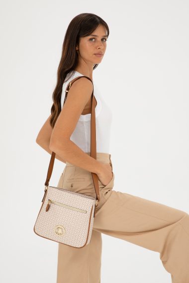 کیف رودوشی  بژ  استاندارد فیت  زنانه یو اس پولو | US POLO ASSN