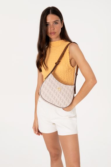 کیف رودوشی  بژ  استاندارد فیت  زنانه یو اس پولو | US POLO ASSN