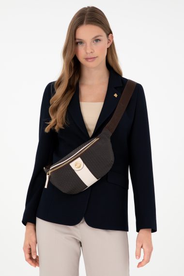 کیف کمری  قهوه ای  استاندارد فیت  زنانه یو اس پولو | US POLO ASSN