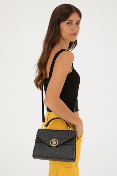 کیف رودوشی  سیاه  استاندارد فیت  زنانه یو اس پولو | US POLO ASSN