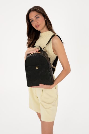 کوله پشتی  سیاه  استاندارد فیت  زنانه یو اس پولو | US POLO ASSN