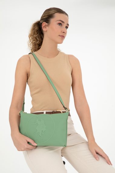 کیف رودوشی  سبز  استاندارد فیت  زنانه یو اس پولو | US POLO ASSN