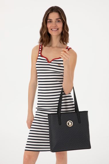 کیف رودوشی  سیاه  استاندارد فیت  زنانه یو اس پولو | US POLO ASSN
