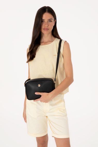 کیف رودوشی  سیاه  استاندارد فیت  زنانه یو اس پولو | US POLO ASSN