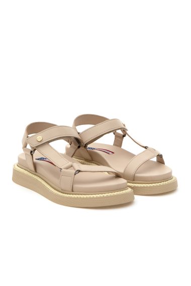 صندل  بژ  استاندارد فیت  زنانه یو اس پولو | US POLO ASSN