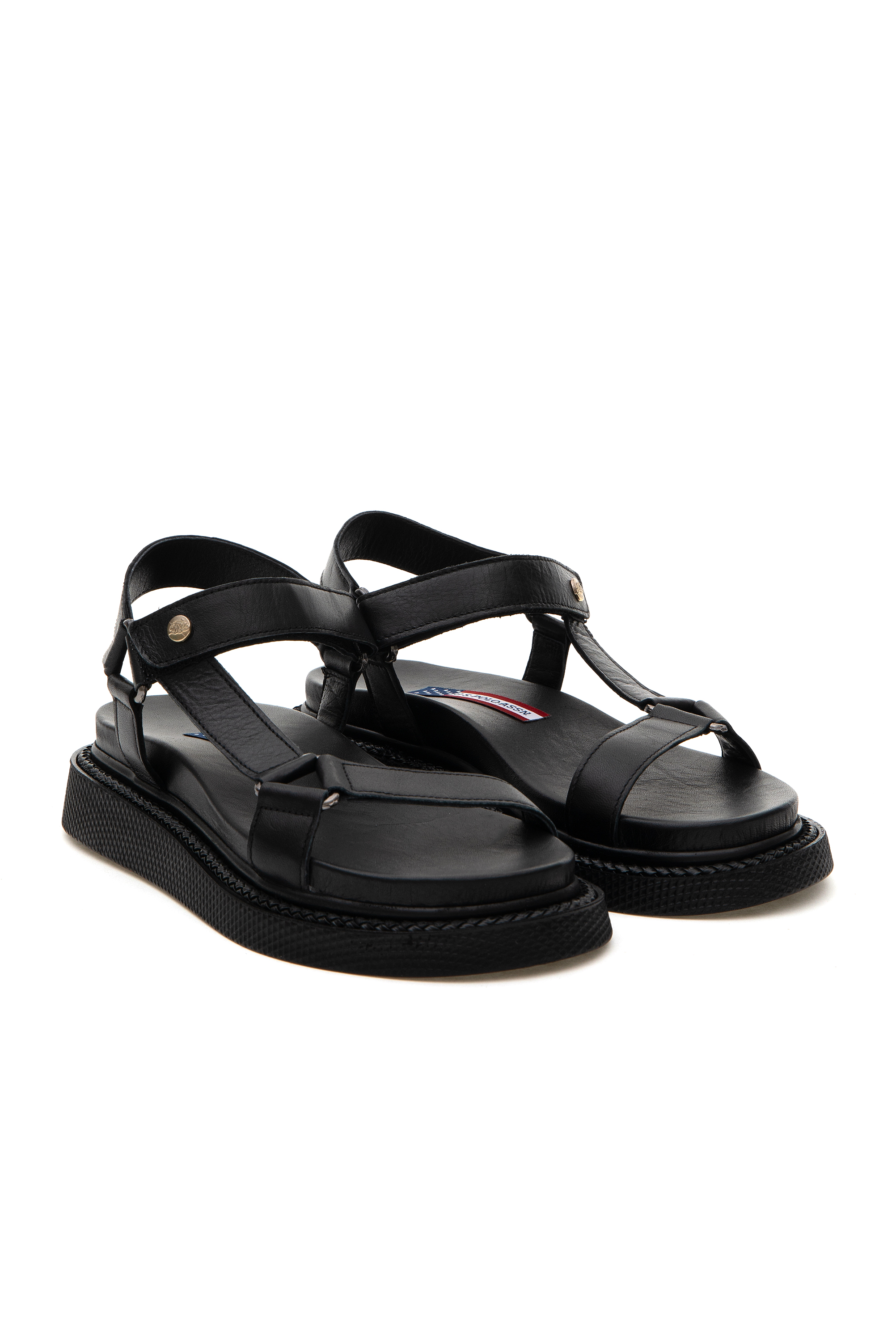 صندل سیاه استاندارد فیت زنانه یو اس پولو | US POLO ASSN