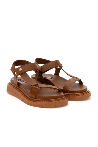 صندل  قهوه ای روشن  استاندارد فیت  زنانه یو اس پولو | US POLO ASSN