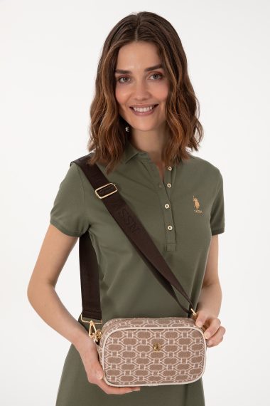 کیف رودوشی  کرمی  استاندارد فیت  زنانه یو اس پولو | US POLO ASSN