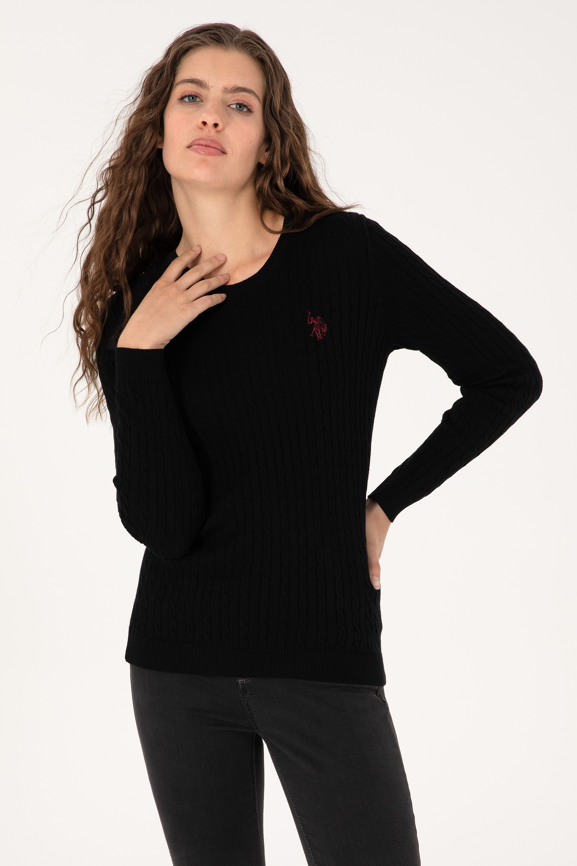 بافت سیاه Ex.Slim زنانه یو اس پولو | US POLO ASSN