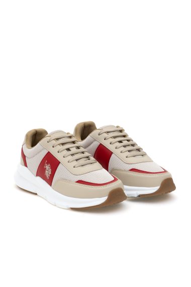 کفش ورزشی  بژ  استاندارد فیت  زنانه یو اس پولو | US POLO ASSN