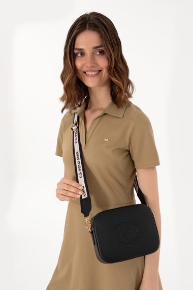 کیف رودوشی  سیاه  استاندارد فیت  زنانه یو اس پولو | US POLO ASSN