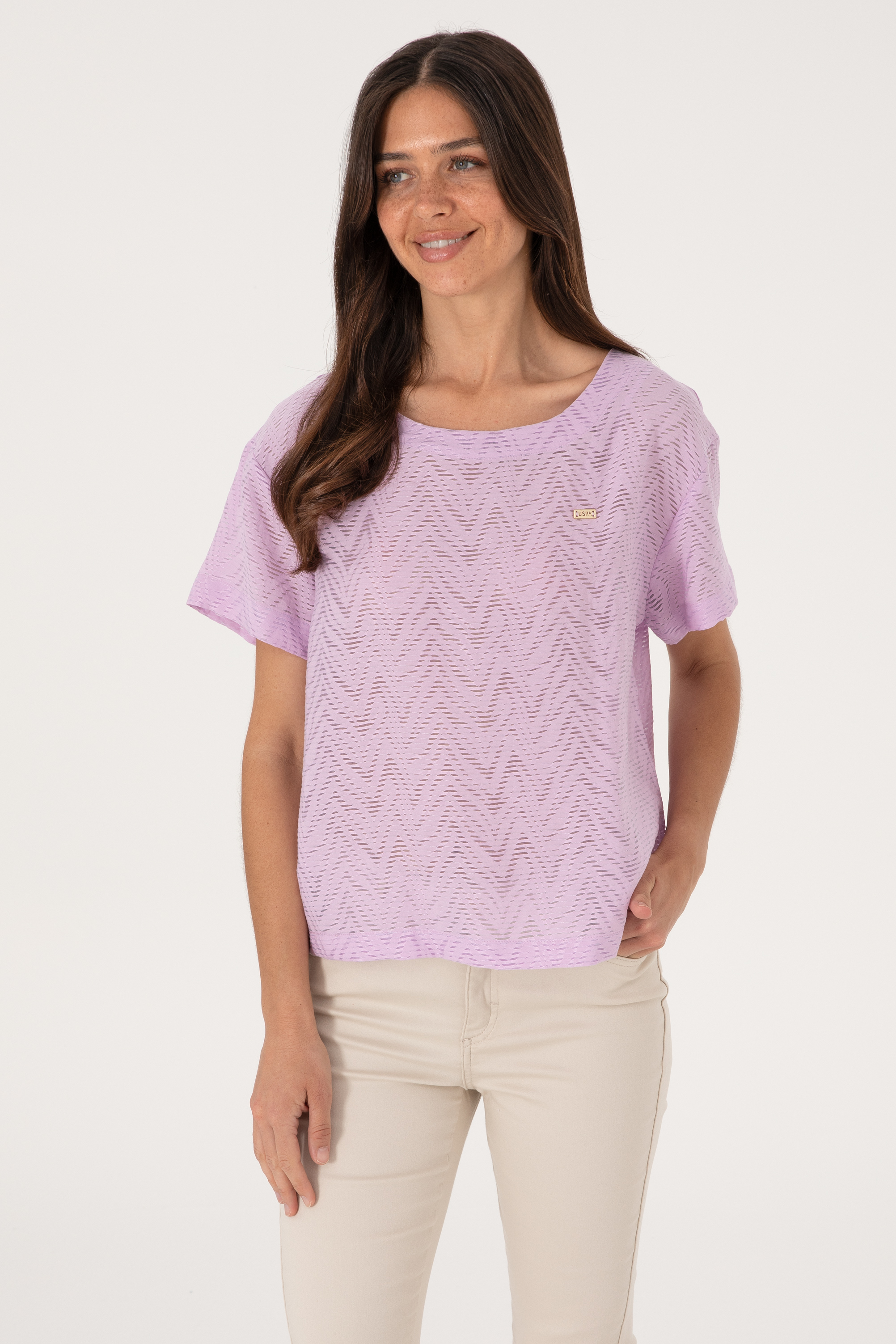 بلوز یاسی ریلکس زنانه یو اس پولو | US POLO ASSN