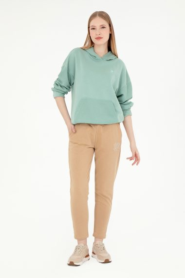 شلوار ورزشی  کرمی  اندامی  زنانه یو اس پولو | US POLO ASSN