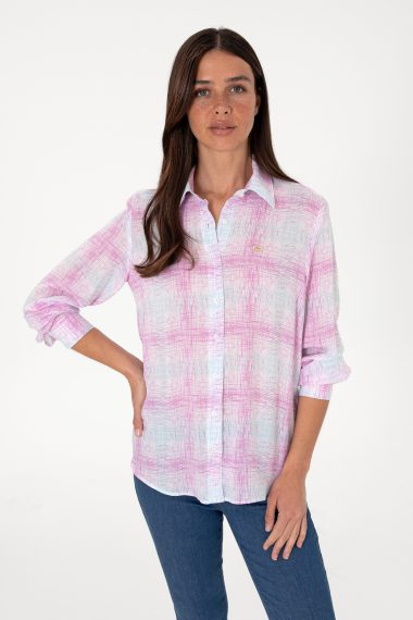 پیراهن  بنفش  رگولار  زنانه یو اس پولو | US POLO ASSN