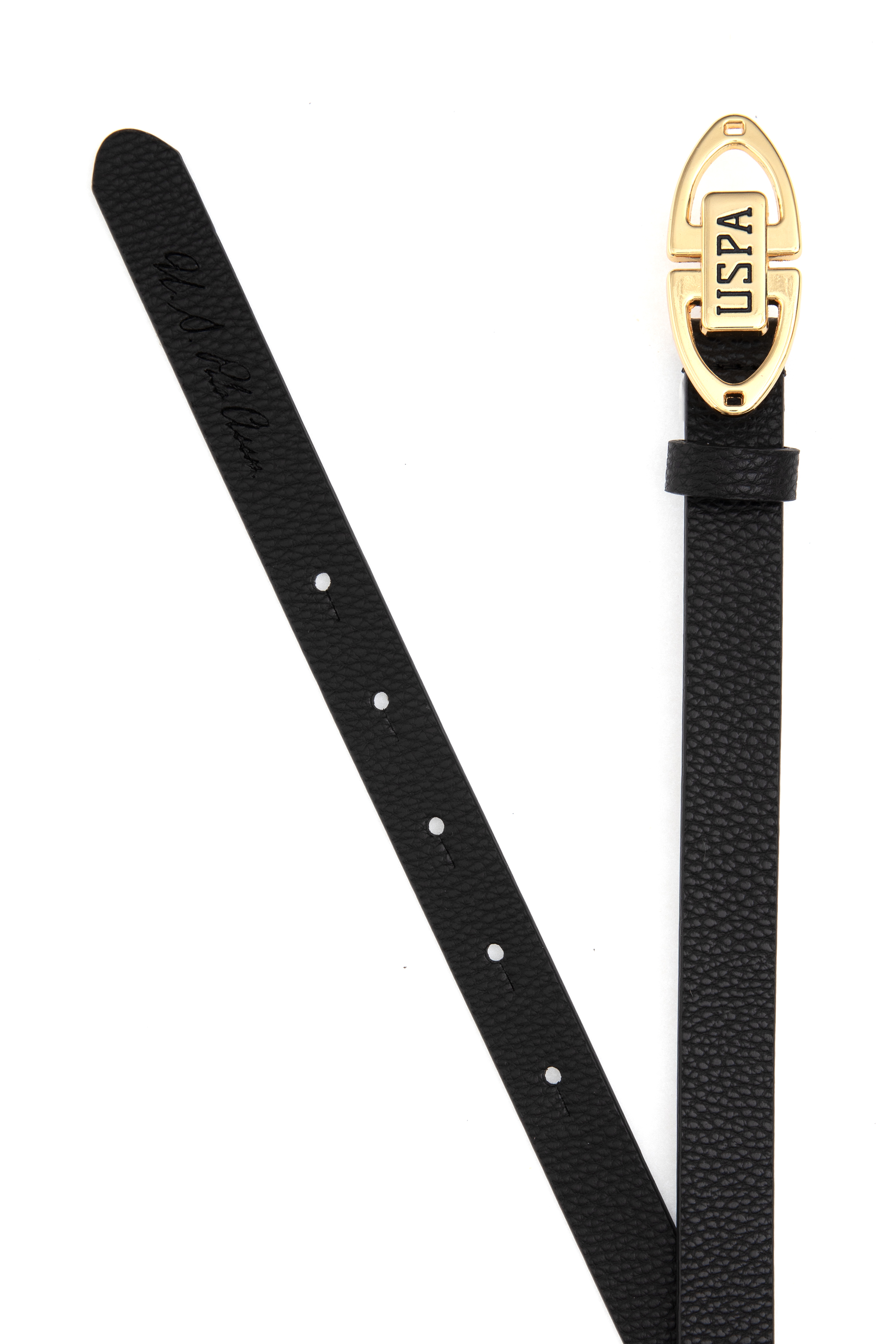 کمربند سیاه استاندارد فیت زنانه یو اس پولو | US POLO ASSN