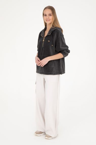 شلوار ورزشی  خاکستری  Loose  زنانه یو اس پولو | US POLO ASSN