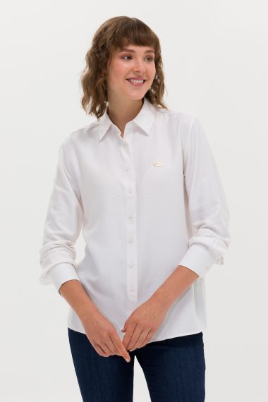 پیراهن  سفید  رگولار  زنانه یو اس پولو | US POLO ASSN