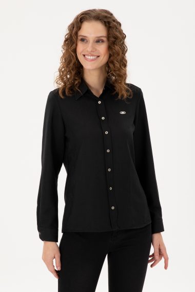 پیراهن  سیاه  رگولار  زنانه یو اس پولو | US POLO ASSN