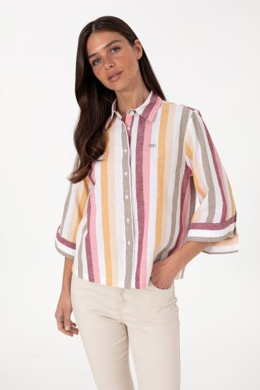 پیراهن  زرد  رگولار  زنانه یو اس پولو | US POLO ASSN