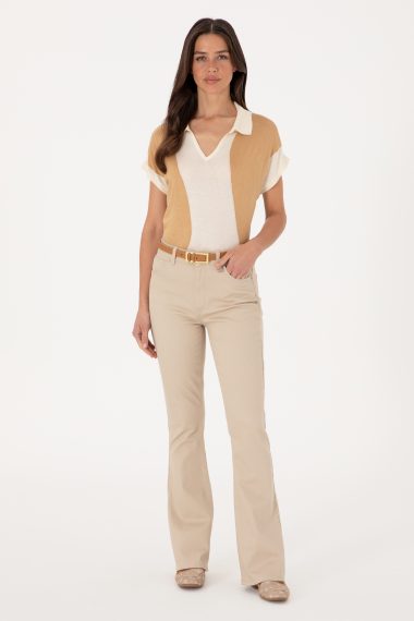 شلوار جین  خاکستری  Skinny Flare  زنانه یو اس پولو | US POLO ASSN